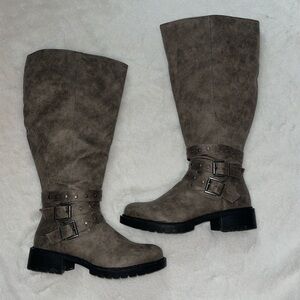 Torrid wide calf knee high boots